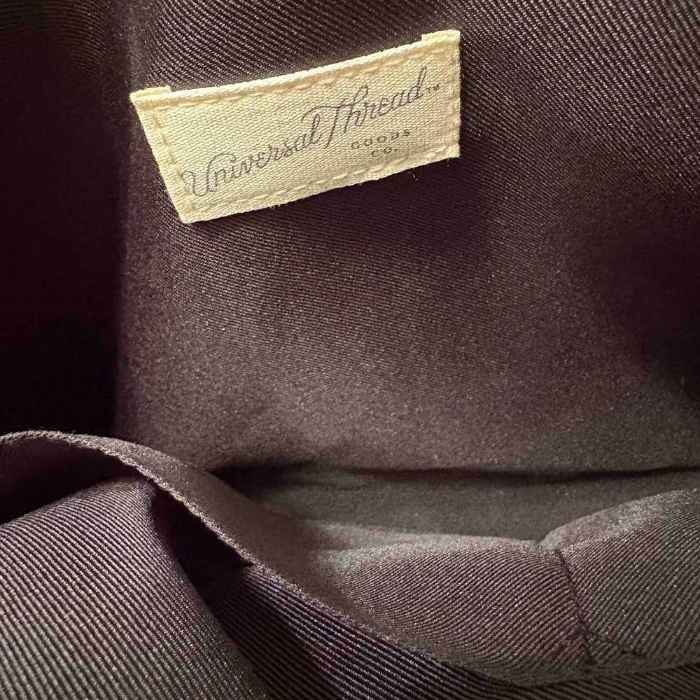 Universal Thread Black Quilted Tote - image 3